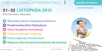 Dni Alergii i Nietolerancji Pokarmowej już 21-22 listopada!