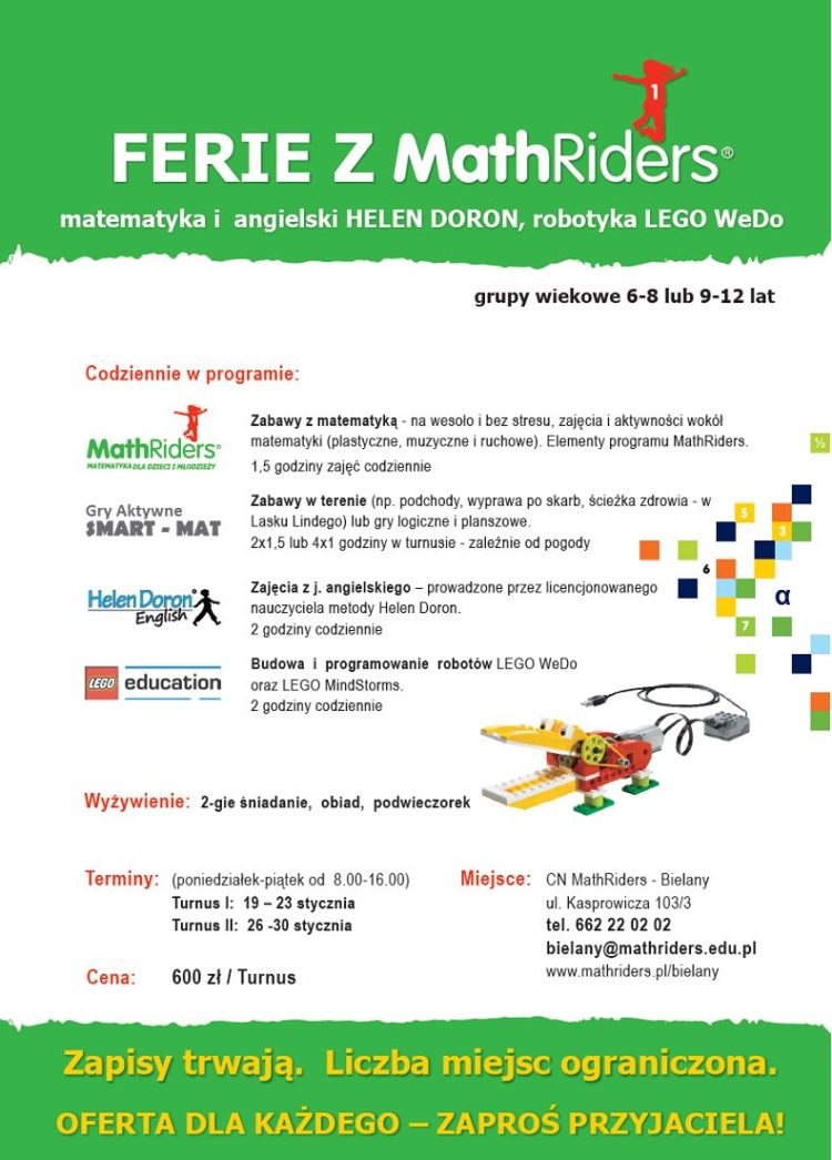 Ferie z MathRiders