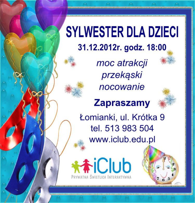 Niezapomniany sylwester w iClub! – 31.12.2012