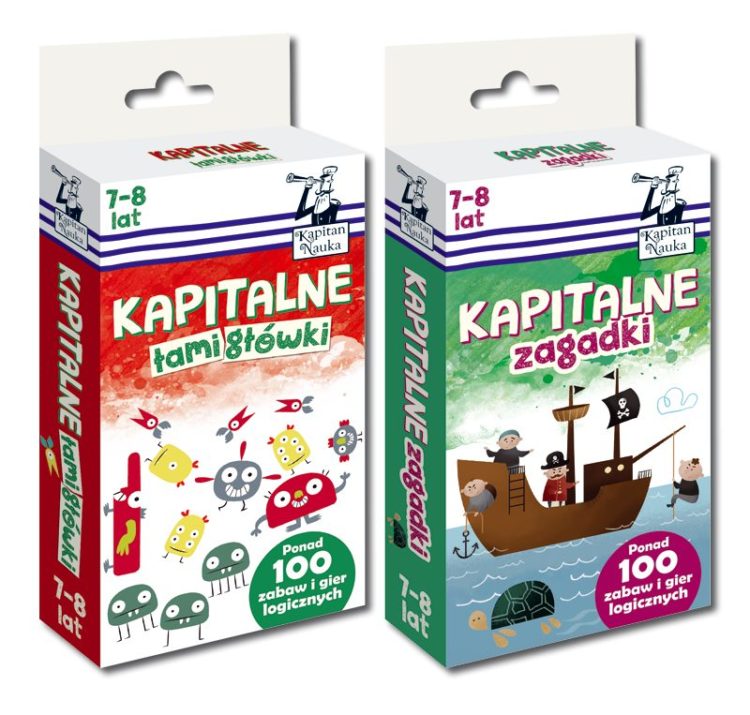 Kapitalne łamigłówki i zagadki (7-8 lat)