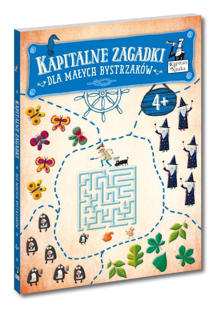 Nowość od Kapitana Nauki – Kapitalne zagadki dla małych Bystrzaków