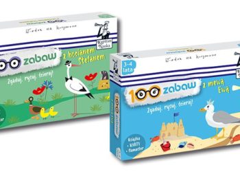 NOWOŚCI Z SERII KAPITAN NAUKA – „100 ZABAW Z MEWĄ EWĄ” ORAZ „100 ZABAW Z BOCIANEM STEFANEM”