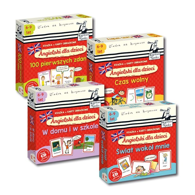NOWOŚĆ – SERIA „ANGIELSKI DLA DZIECI” OD KAPITANA NAUKI