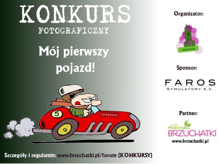 KONKURS FOTOGRAFICZNY – MÓJ PIERWSZY POJAZD!