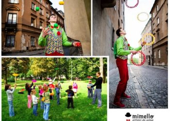Warsztaty ekwilibrystyczno-cyrkowe Mimello dla dzieci