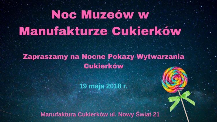 Noc Muzeów w Manufakturze Cukierków
