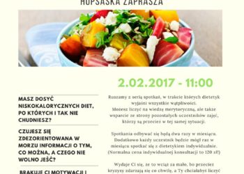 BEZPŁATNE SPOTKANIE DLA RODZICÓW Z DIETETYKIEM W HOPSASKA