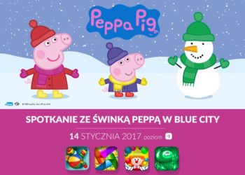 SPOTKANIE ZE ŚWINKĄ PEPPĄ W CENTRUM HANDLOWYM BLUE CITY