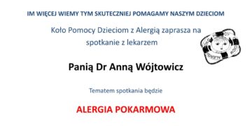 Uwaga! Coś dla rodziców dzieci z alergią!