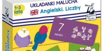 Kolejna nowość od Kapitana Nauki – Układanki malucha 'Angielski. Liczby’