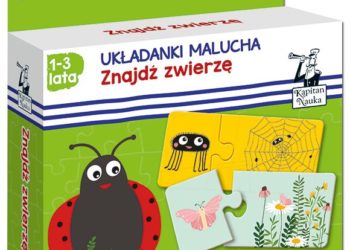 Układanki malucha Znajdź zwierzę – nowość od Kapitana Nauki