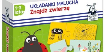 Układanki malucha Znajdź zwierzę – nowość od Kapitana Nauki