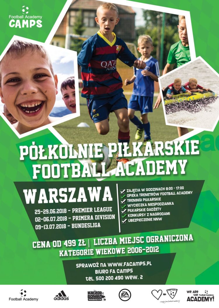 PÓŁKOLONIE Z FOOTBALL ACADEMY WARSZAWA