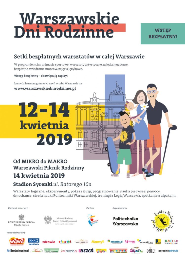 Warszawskie Dni Rodzinne już 13 kwietnia!