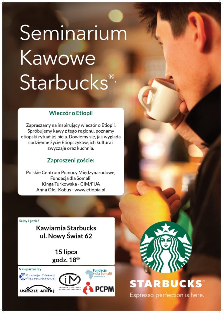 Kawa dobra na wszystko. Wieczór Etiopii w Starbucks®!