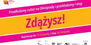Przedłużony nabór na IV edycję Olimpiady Wiedzy o Filmie i Komunikacji Społecznej