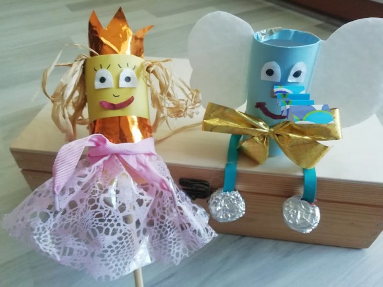 Recyklingowe kukiełki z Muzyczną Przystanią