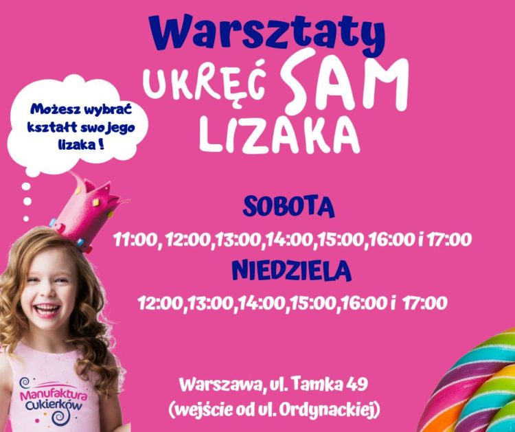 Ukręć własnego lizaka w Manufakturze Cukierków