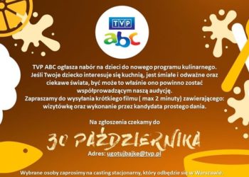 Nabór dzieci do programu „Ugotuj nam bajkę” – TVP ABC