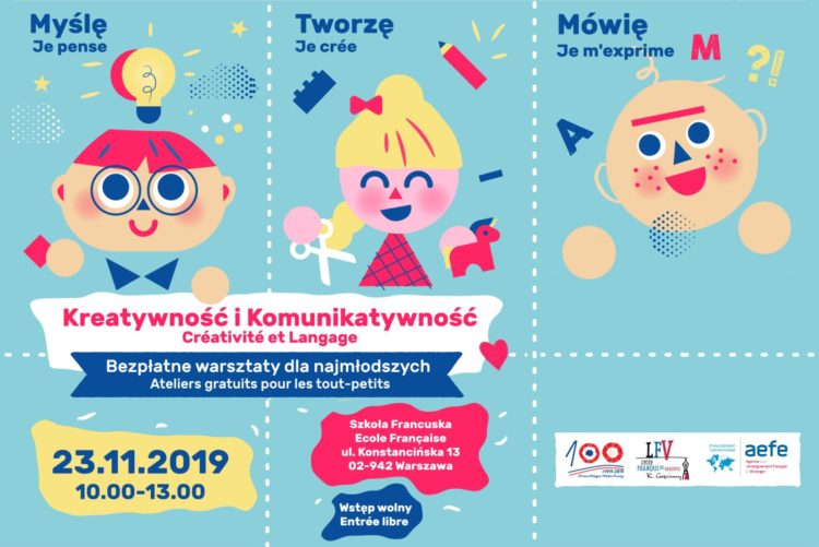 Bezpłatne Warsztaty Kreatywno-Sensoryczne dla najmłodszych pod hasłem: “Myślę, Tworzę, Mówię: Kreatywność i Komunikatywność”.
