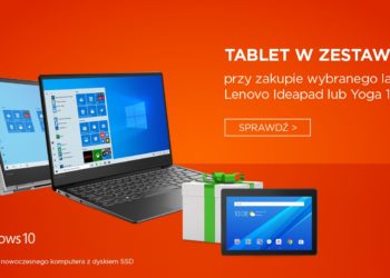 Tablet w zestawie przy zakupie wybranych laptopów Lenovo