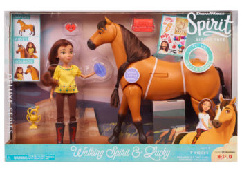 Mustang: Duch wolności – Interaktywny rumak i lalka Lucky