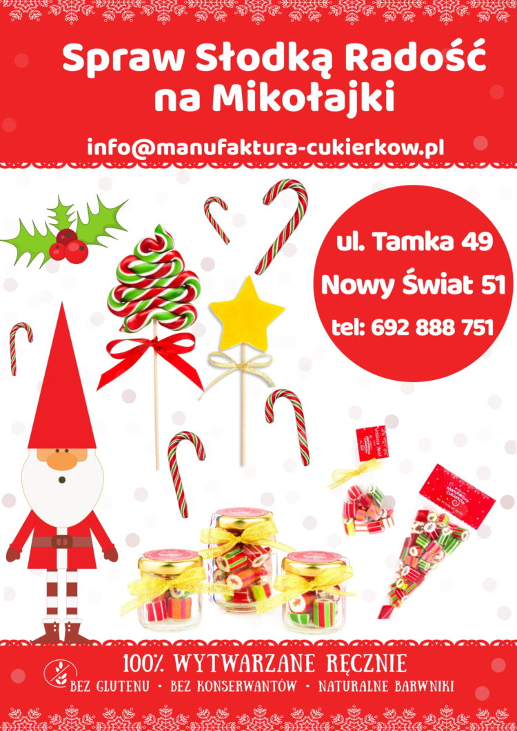 Manufaktura Cukierków – Zostań Świętym Mikołajem!