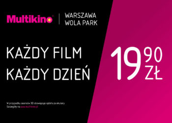 Multikino Warszawa Wola z biletami za 19,90 zł!