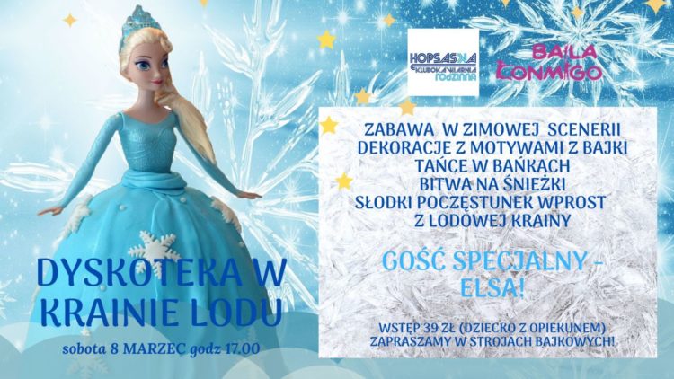 Dyskoteka dla dzieci w Hopsaska