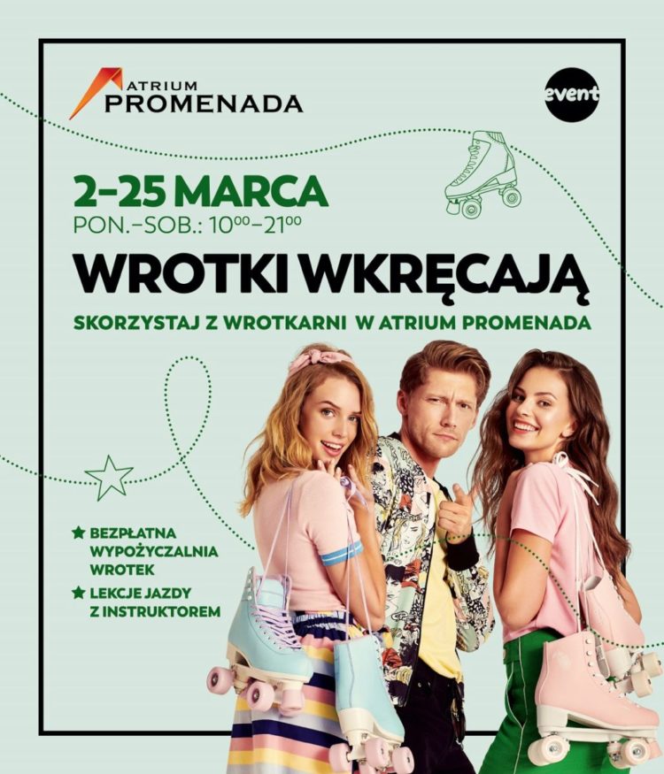 Pokręć się na rolkach w Atrium Promenada