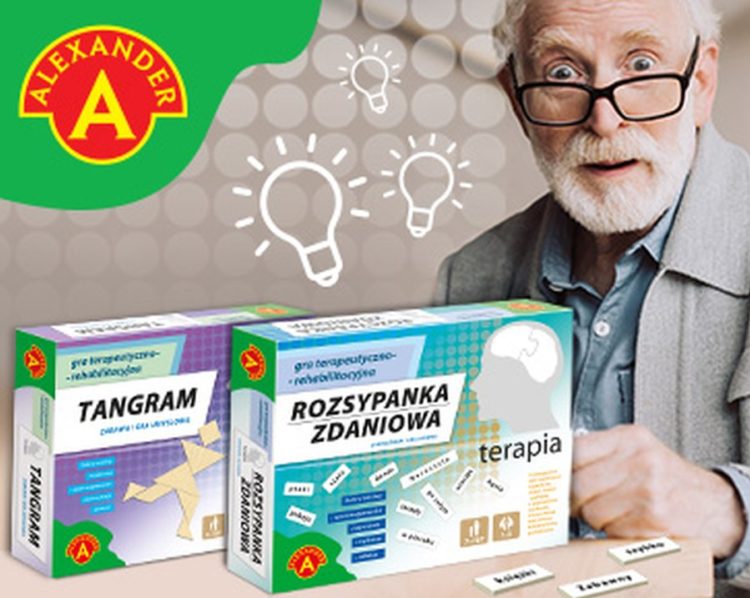 Rozrywka dla seniora – znakomite propozycje wydawnictwa Alexander