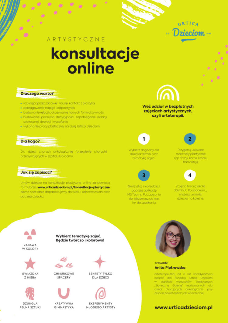 „Słoneczna Galeria” – dzieci z onkologii namalują swój świat