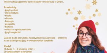 Warszawska Szkoła Zimowa – darmowe pomoc w przygotowaniu do egzaminów