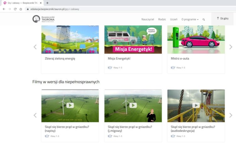 O prądzie bez barier. TAURON uczy najmłodszych