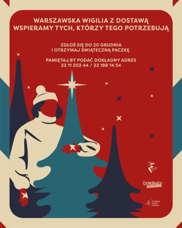 Akcja Warszawska wigilia z dostawą – pomóż najbiedniejszym