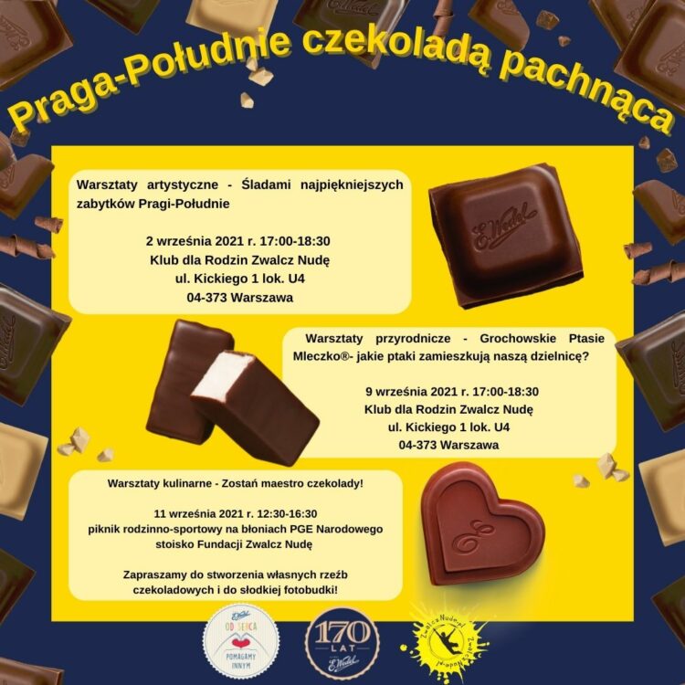 „Praga-Południe czekoladą pachnąca” – najsłodsze warsztaty dla dzieci!