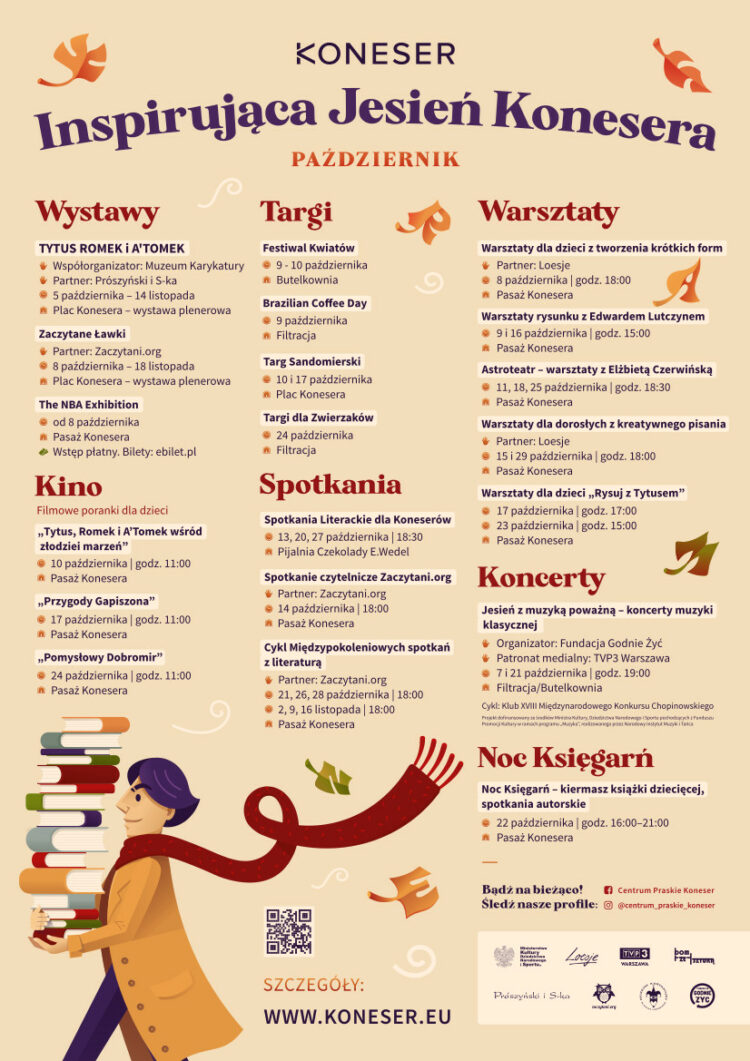 Inspirująca Jesień Konesera. Mnóstwo wydarzeń artystycznych na warszawskiej Pradze