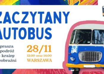 Zaczytany autobus zaprasza dzieci w podróż do krainy wyobraźni