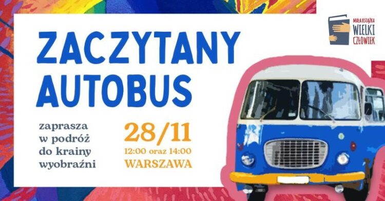 Zaczytany autobus zaprasza dzieci w podróż do krainy wyobraźni