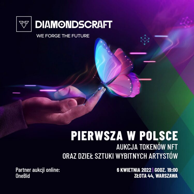 6 kwietnia – aukcja tokenów NFT oraz dzieł sztuki wybitnych artystów