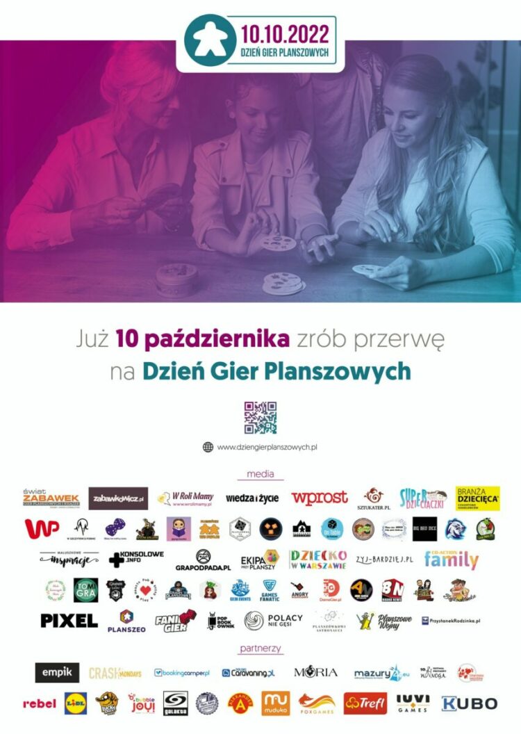 Dzień Gier Planszowych 10.10.2022 – konkursy, wydarzenia, mega rabaty