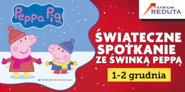 Gwiazdkowe spotkanie ze Świnką Peppą w centrum handlowym Reduta – spędź świąteczny czas z ulubioną bohaterką!