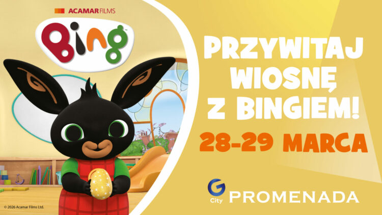 Bing odwiedzi G City Promenada. Rodzinny weekend pełen zabawy na Pradze-Południe